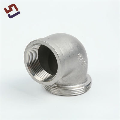 Modelo de personalização CNC Machining de aço inoxidável 90 graus