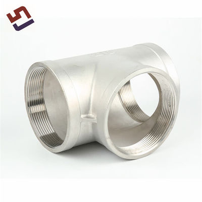 Aço inoxidável 90 graus tubo NPT masculino Elbow Tee Reducer Flange