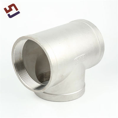 Aço inoxidável 90 graus tubo NPT masculino Elbow Tee Reducer Flange
