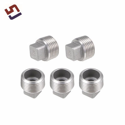 Conector de tubulação de fundição de fios de aço inoxidável personalizado