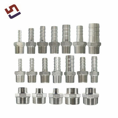 OEM fundição de precisão encaixe de mangueira feminina conector de mangueira hidráulica acessórios de tubos de hexágono duplo