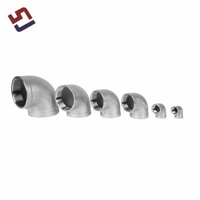 OEM aço inoxidável 304 316 Conector de fundição de precisão personalizado 90 graus tubo cotovelo acessórios de encanamento