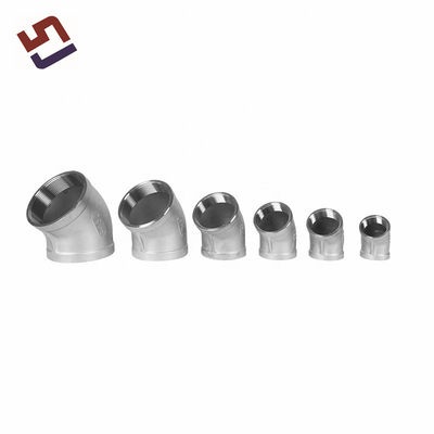 OEM aço inoxidável 304 316 Conector de fundição de precisão personalizado 90 graus tubo cotovelo acessórios de encanamento