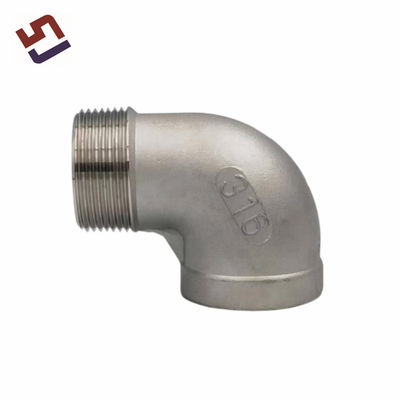 Fabrica personalizada Custom Alta precisão de aço inoxidável 90 graus cotovelo Industrial tubos de montagem
