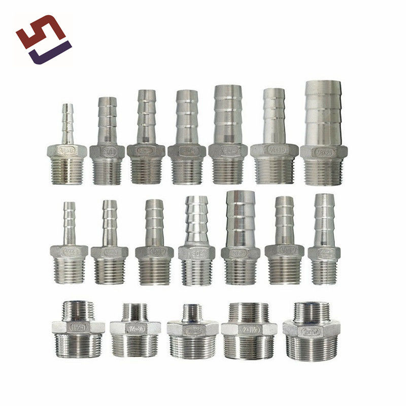 OEM fundição de precisão encaixe de mangueira feminina conector de mangueira hidráulica acessórios de tubos de hexágono duplo