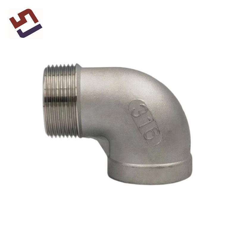 Fabrica personalizada Custom Alta precisão de aço inoxidável 90 graus cotovelo Industrial tubos de montagem